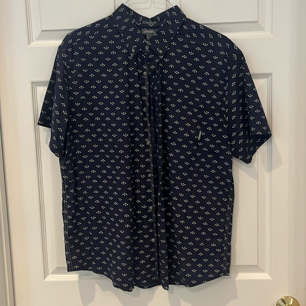 Eddie Bauer men’s short sleeve button down.